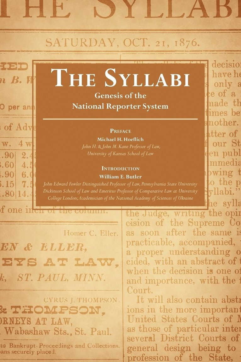 Syllabi, Inbunden