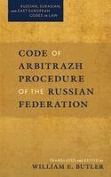 William E Butler - Code of Arbitrazh Procedure of the Russian Federation, Inbunden. Tillgänglighet: Lägg i varukorg