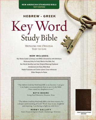 Spiros Zodhiates, Warren Patrick Baker - The Hebrew-Greek Key Word Study Bible: Nasb-77 Edition, Brown Genuine Goatskin, Inbunden