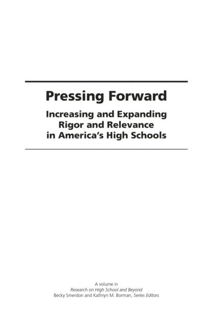 Kathryn M. Borman, Becky Smerdon - Pressing Forward, E-bok