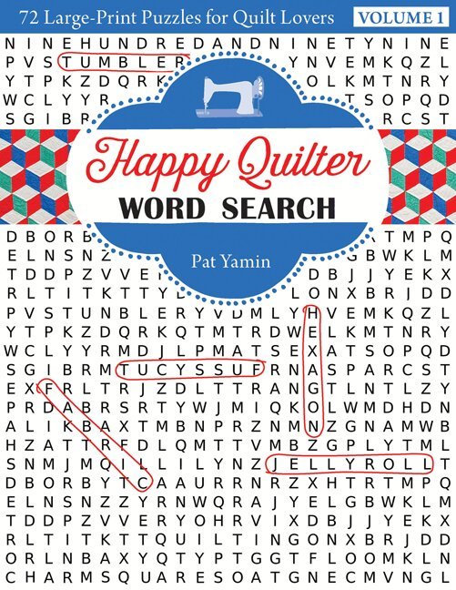 Pat Yamin - Happy Quilter Word Search, Häftad