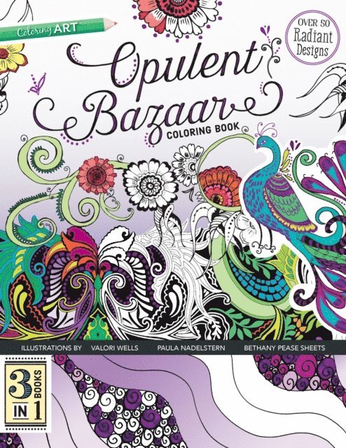 Valori Wells - Opulent Bazaar Coloring Book, E-bok