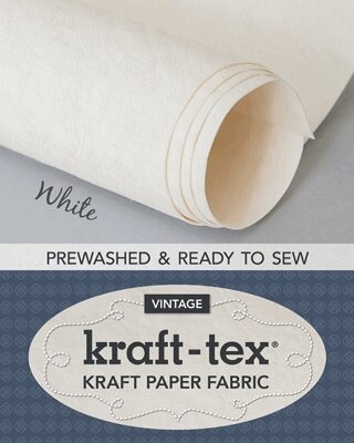 Publishing - kraft-tex® Vintage Roll, White Prewashed. Tillgänglighet: Tillfälligt slut