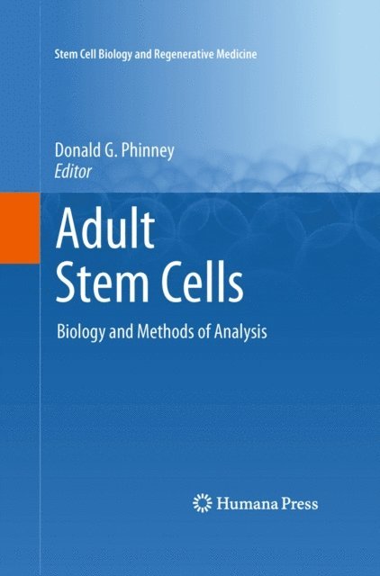 Donald G. Phinney - Adult Stem Cells, E-bok