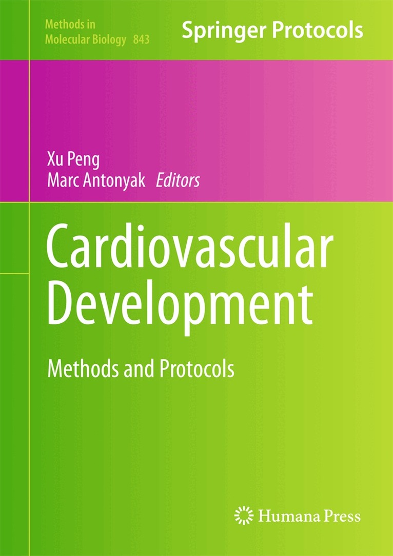 Xu Peng, Marc Antonyak - Cardiovascular Development, Inbunden