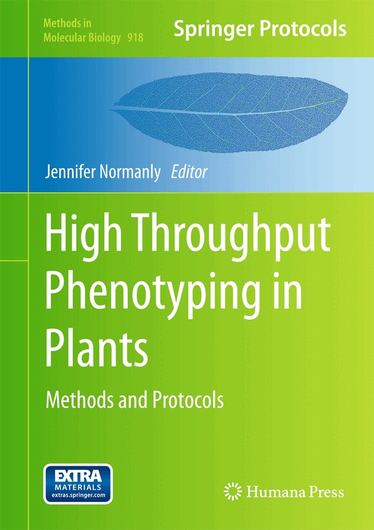 Jennifer Normanly - High-Throughput Phenotyping in Plants, Inbunden