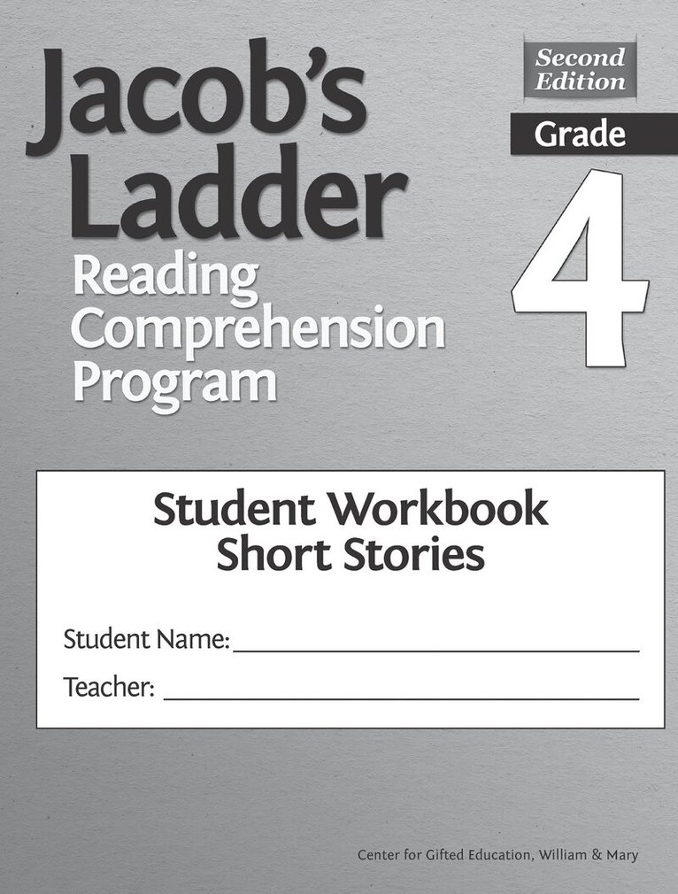 Clg Of William And Mary/Ctr Gift Ed, Joyce VanTassel-Baska - Jacob's Ladder Reading Comprehension Program, Häftad