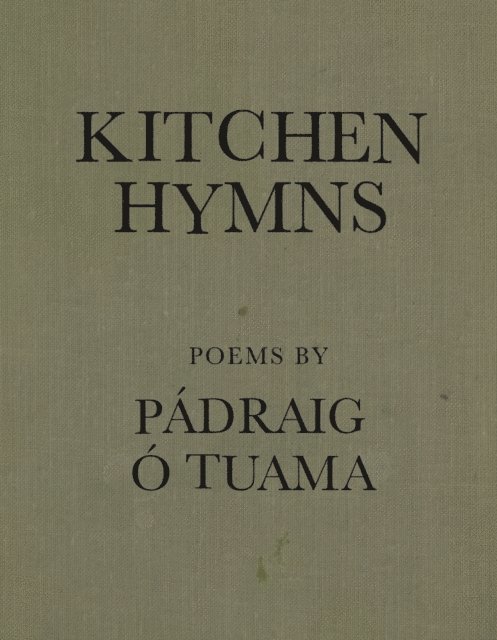 Padraig O Tuama - Kitchen Hymns, E-bok