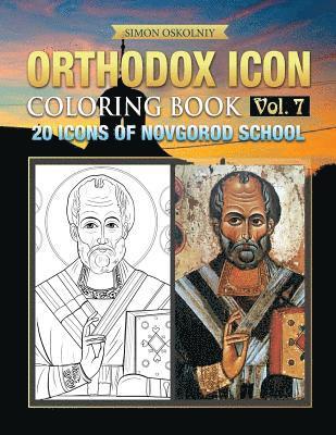 Simon Oskolniy - Orthodox Icon Coloring Book Vol. 7: 20 Icons of Novgorod School, Häftad