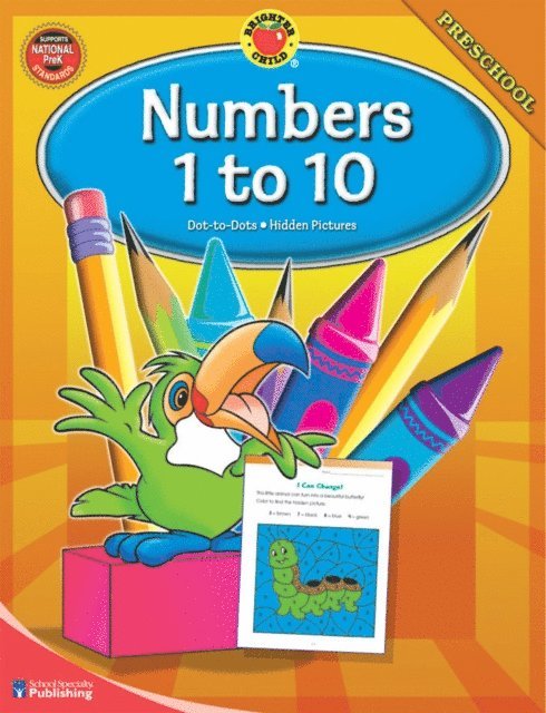 Numbers 1-10, Grade Preschool