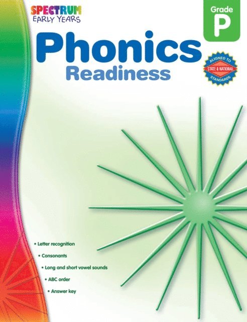 Spectrum - Phonics Readiness, Grade PK, E-bok