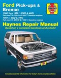 Ford pick-ups F-100-F-350 & Bronco (1980-1996) & F-250HD & F-350 (1997) Haynes Repair Manual (USA)