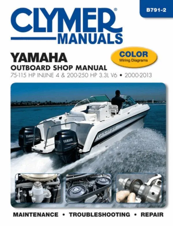 Yamaha 75/115/200/225 HP 4-Stroke Outboards (2000-2004) Service Repair Manual