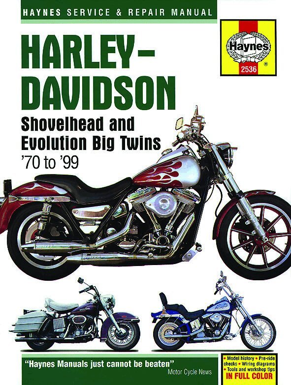 Haynes Publishing - Harley-Davidson Shovelhead & Evolution Big Twins (70-99) Haynes Repair Manual, Häftad
