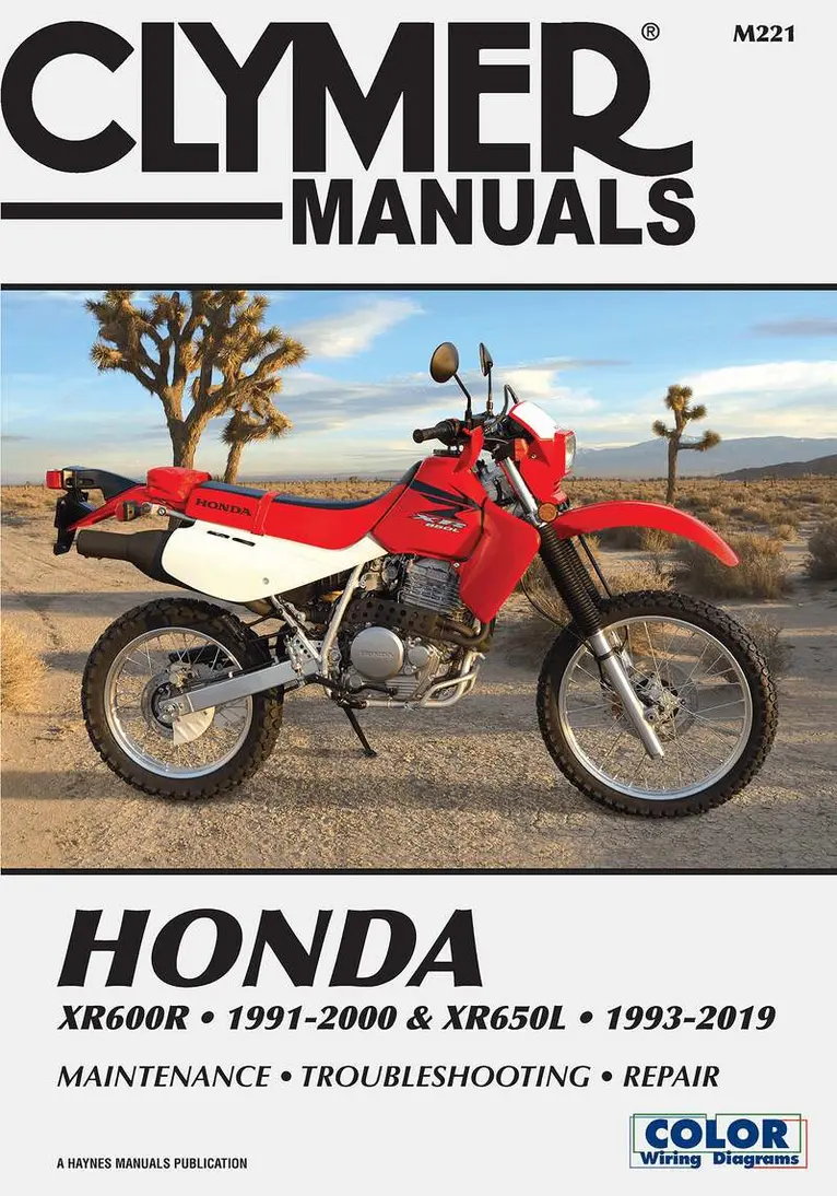 Honda XR600R (91-00) XR650L (93-19) Service and Repair Manual