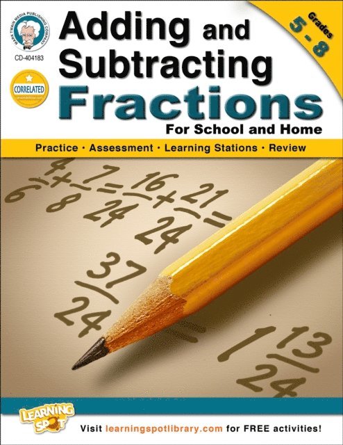 Carolyn Craig, Schyrlet Cameron - Adding and Subtracting Fractions, Grades 5 - 8, E-bok