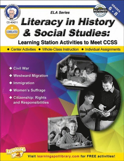 Suzanne Myers, Schyrlet Cameron - Literacy in History and Social Studies, Grades 6 - 8, E-bok
