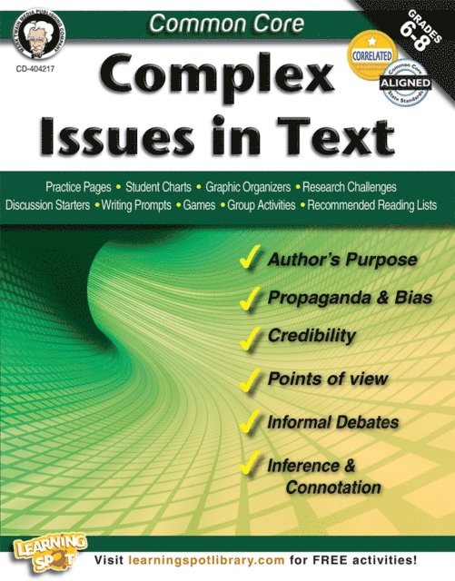 Common Core: Complex Issues in Text