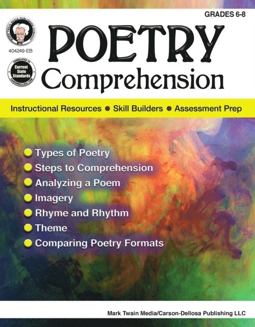 Suzanne Myers, Schyrlet Cameron - Poetry Comprehension, Grades 6 - 8, E-bok