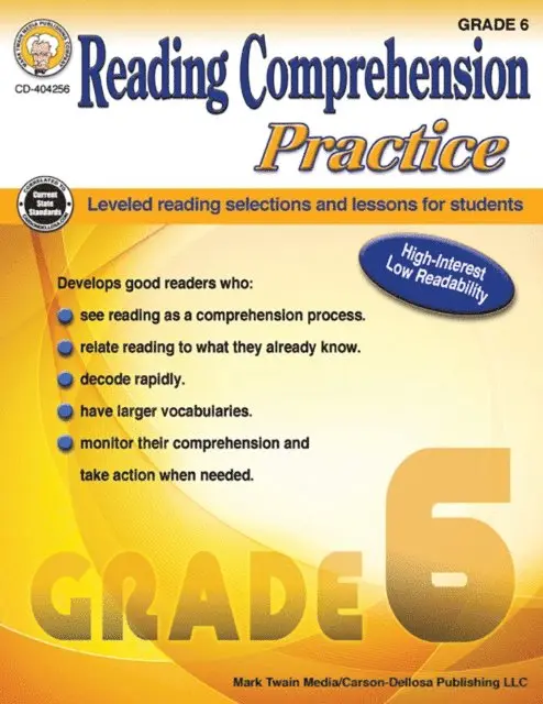Janet P Sitter - Reading Comprehension Practice, Grade 6, E-bok. Tillgänglighet: Lägg i varukorg