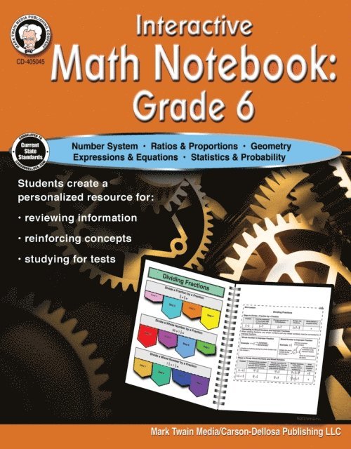Carolyn Craig, Schyrlet Cameron - Interactive Math Notebook Resource Book, Grade 6, E-bok