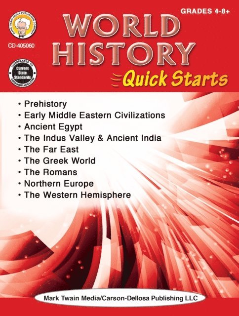 Wendi Silvano - World History Quick Starts Workbook, Grades 4 - 12, E-bok