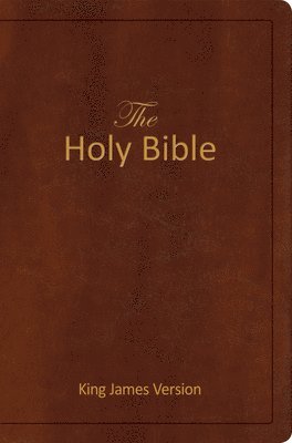 The Holy Bible - King James Version (Kjv, Holy Spirit Edition, Brown Imitation Leather, Dedication Page, Prayer Section), Inbunden