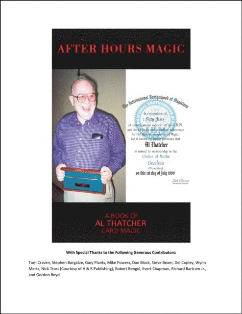 Gordon Boyd - After Hours Magic: A Book of Al Thatcher Card Magic, E-bok