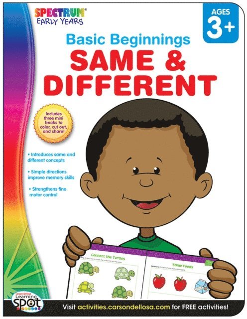 Same & Different, Ages 3 - 6