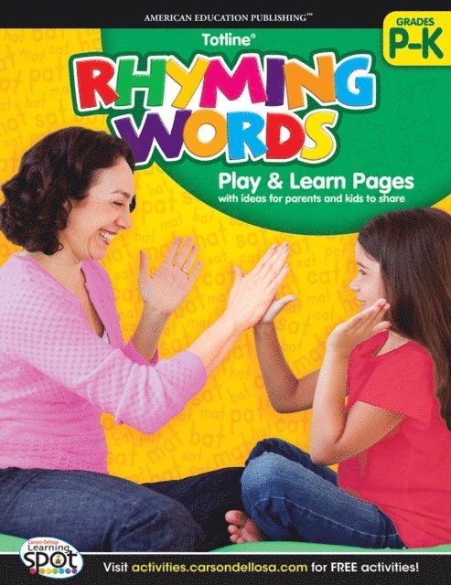 Rhyming Words, Grades PK - K
