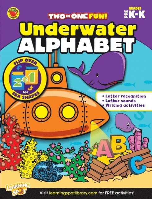 Underwater Alphabet & Sea Shapes, Grades PK - K