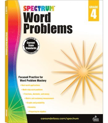 Spectrum - Word Problems, Grade 4: Volume 77, Häftad