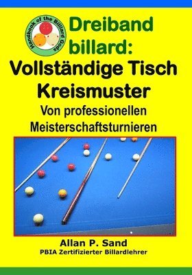 Dreiband billard - Vollständige Tisch Kreismuster