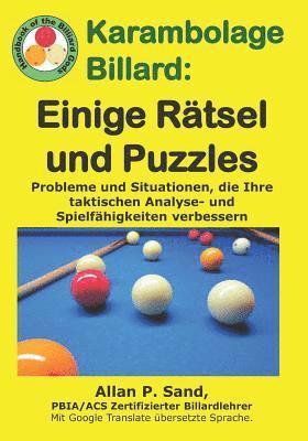 Karambolage billard - Einige Rätsel und Puzzles