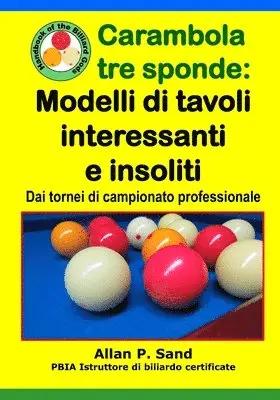 Carambola tre sponde - Modelli di tavoli interessanti e insoliti