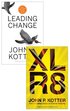 Kotter on Accelerating Change (2 Books)
