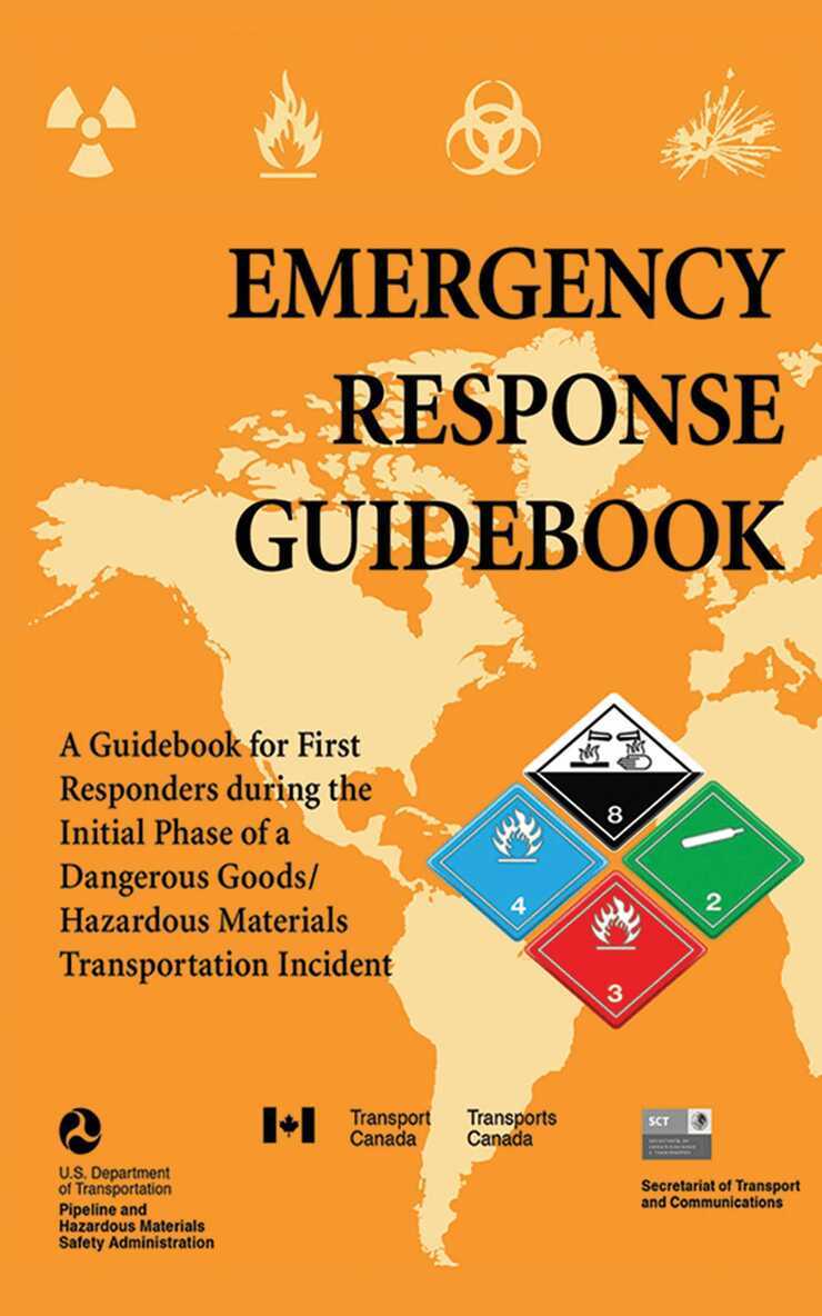 U.S. Department of Transportation - Emergency Response Guidebook, E-bok