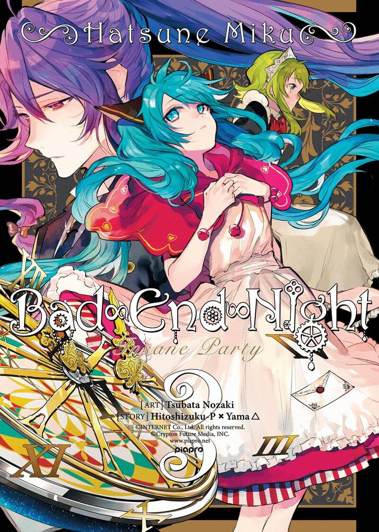 Hitoshizuku-P x Yama, Tsubata Nozaki - Hatsune Miku: Bad End Night Vol. 3, Häftad