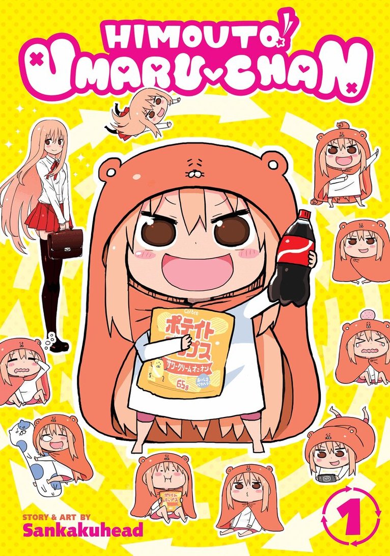 Sankakuhead - Himouto! Umaru-chan Vol. 1, Häftad