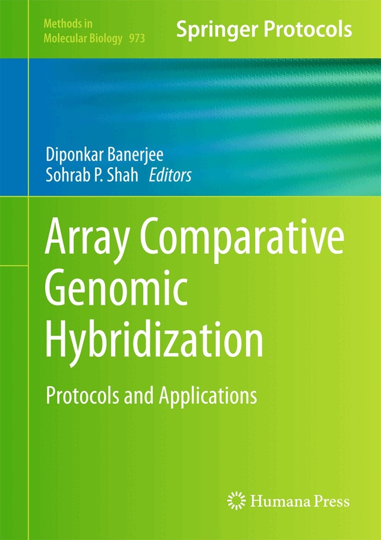 Diponkar Banerjee, Sohrab P. Shah - Array Comparative Genomic Hybridization, Inbunden. Tillgänglighet: Lägg i varukorg