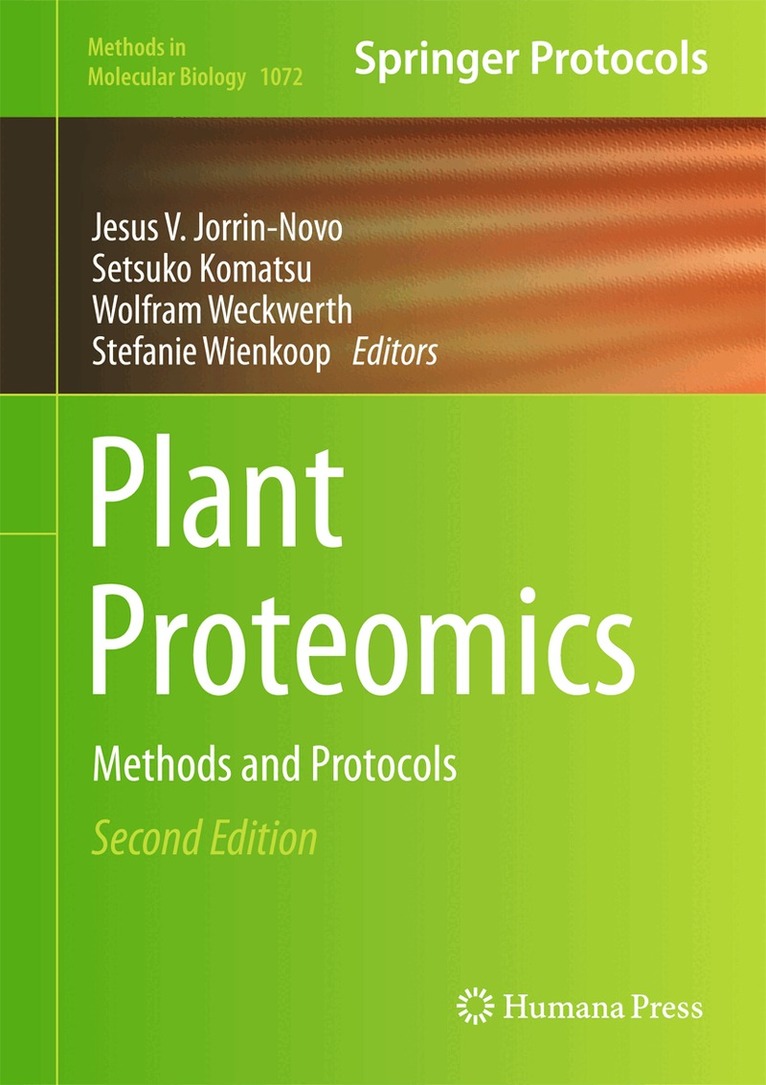 Jesus V. Jorrin-Novo, Setsuko Komatsu, Wolfram Weckwerth, Stefanie Wienkoop - Plant Proteomics, Inbunden