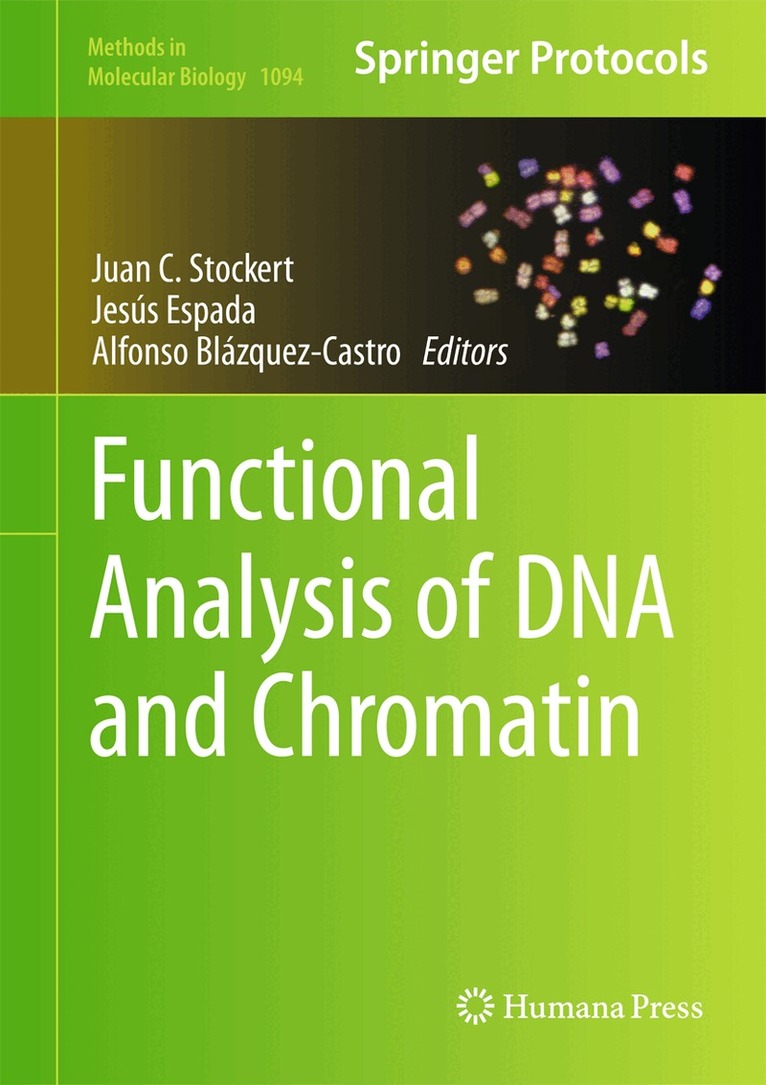 Juan C. Stockert, Jesús Espada, Alfonso Blázquez-Castro - Functional Analysis of DNA and Chromatin, Inbunden