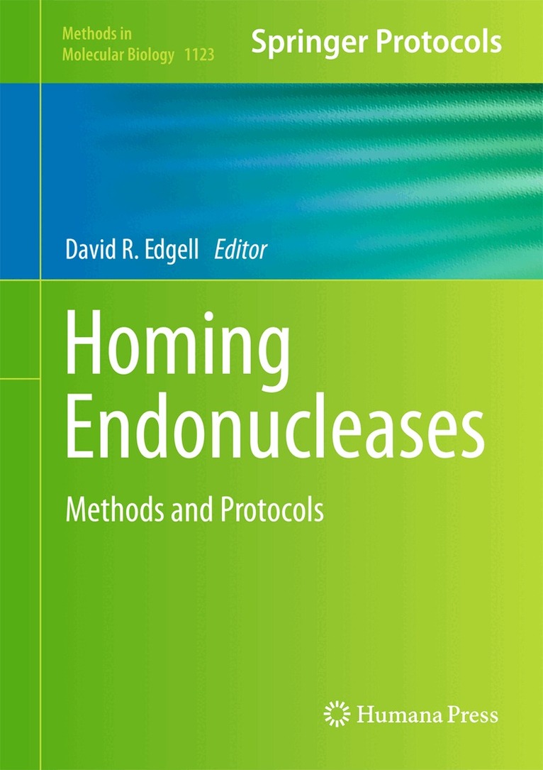 David R. Edgell - Homing Endonucleases, Inbunden