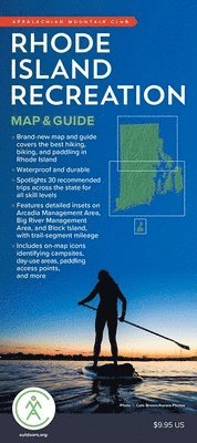 Appalachian Mountain Club Books - Rhode Island Recreation Map & Guide, Övrigt