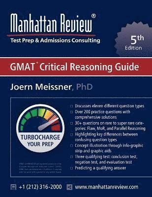Joern Meissner, Manhattan Review - Manhattan Review GMAT Critical Reasoning Guide [5th Edition], Häftad