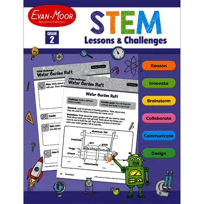 Evan-Moor Educational Publishers - STEM Lessons and Challenges, Grade 2, Häftad. Tillgänglighet: Lägg i varukorg