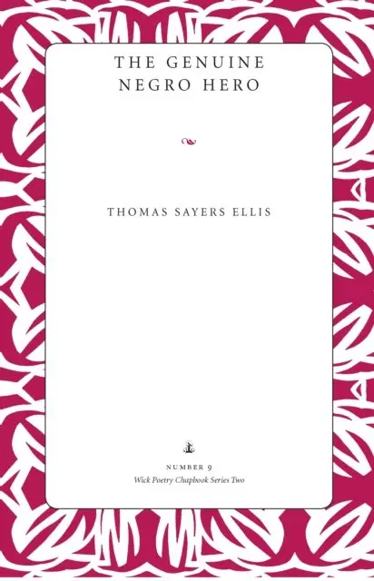 Thomas Sayers Ellis - Genuine Negro Hero, E-bok. Tillgänglighet: Lägg i varukorg