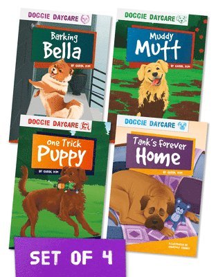 Carol Kim - Doggie Daycare Set 2 (Set of 4), Inbunden. Tillgänglighet: Lägg i varukorg