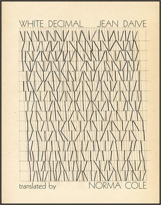 Jean Daive, Norma Cole - White Decimal, Häftad. Tillgänglighet: Tillfälligt slut