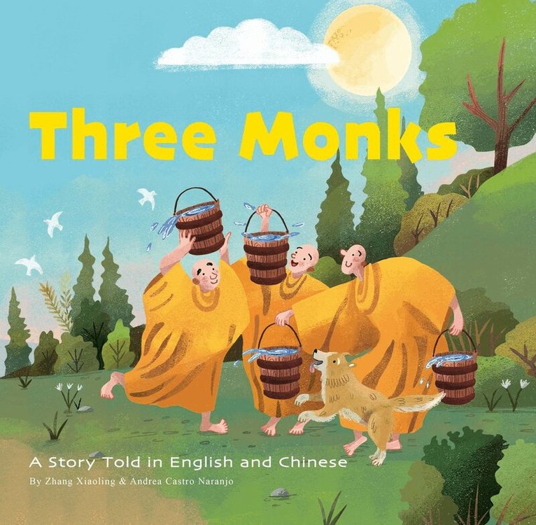 Xiaoling Zhang - Three Monks, Inbunden